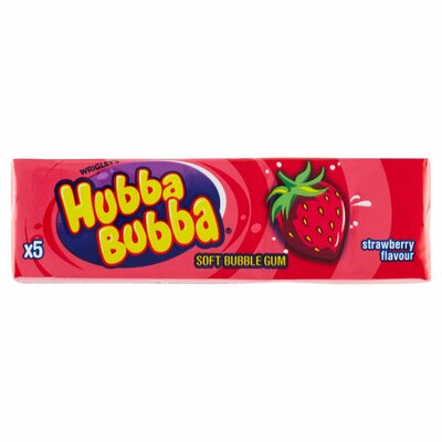 Wrigley&#039;s Hubba Bubba Strawberry žuvačky 5ks/35g
