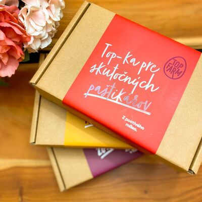 Vianočné darčekové balenie paštét 6x150g Topfarm