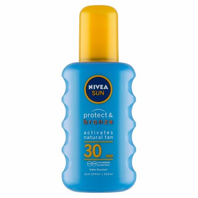 Nivea Sun Protect&amp;amp;Bronze na opaľovanie OF30 200 ml