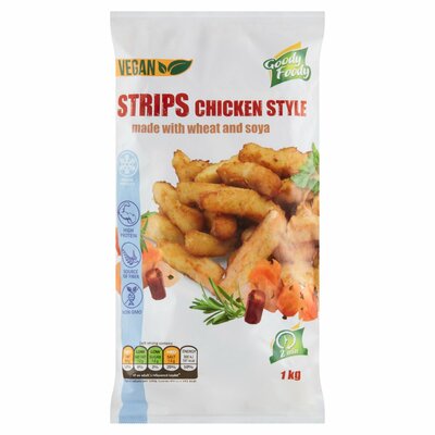 Mr.Vegan Strips chicken style 1kg Goody Foody