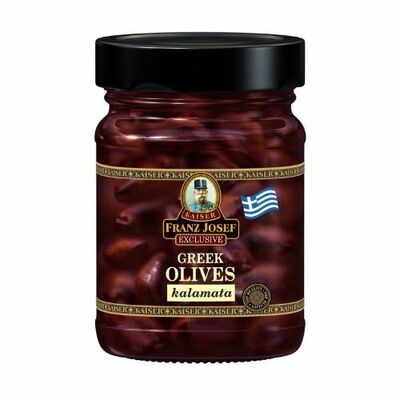 Olivy čierne kalamata 250g Franz Josef