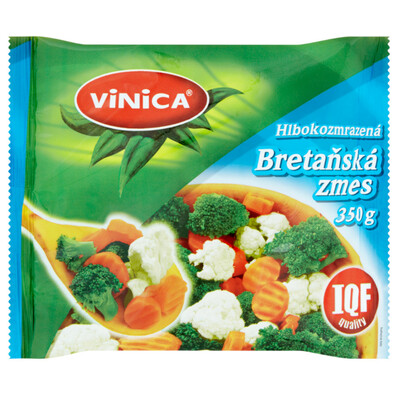 Mrazená Bretaňská zeleninová zmes 350g Vinica