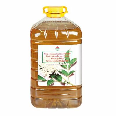 Sirup z kvetu čiernej bazy 5l Hügli
