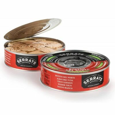 Tuniak biely steak v olivovom oleji 1800g Serrats