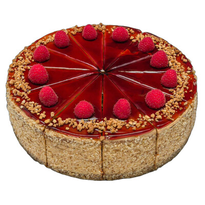 Mrazená Karamelová torta s malinami 12x100g Torty Adriana
