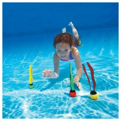 Potápačské loptičky so stužkou cca 18cm, 3ks