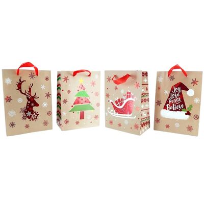 Darčeková taška Vianočná 23,5x17,5x8cm