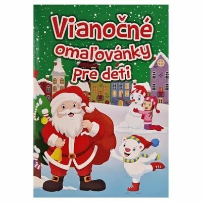 Veselé omaľovánky s motívom Vianoc a Mikulášom
