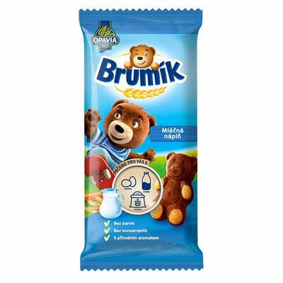 Opavia Brumík Mliečna náplň jemné pečivo 30 g
