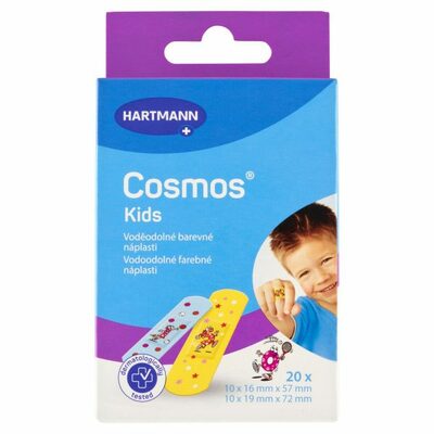 Náplasti vodoodolné Cosmos Kids 20ks
