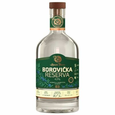 Spišská pálenica Borovička Reserva 43% 0,7 l
