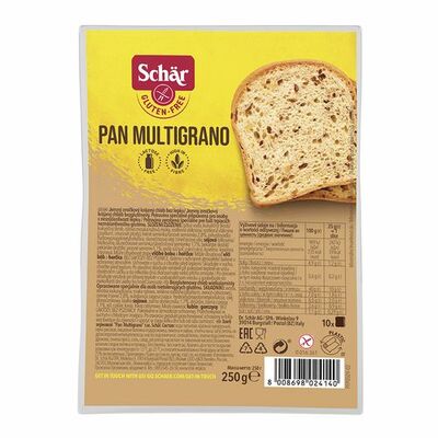 Chlieb Pan Multigrano bezglut. 250g Schär