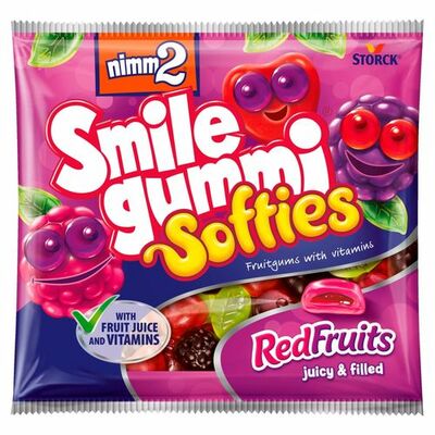 Nimm2 Smile gummi Softies Red fruits cukríky 90g