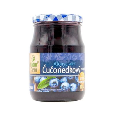 Kompót čučoriedkový 350g Natur Farm