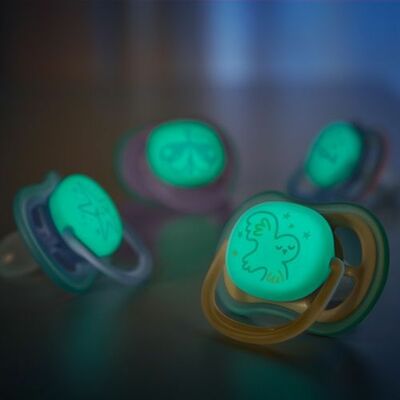 Philips Avent Cumlík Ultra air nočný 0-6m boy 2ks