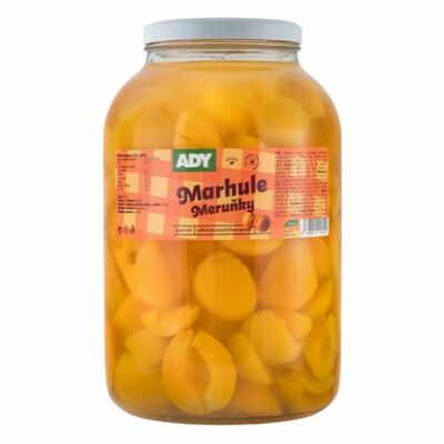 Kompót Marhule polené 3720ml (3500g) Ady