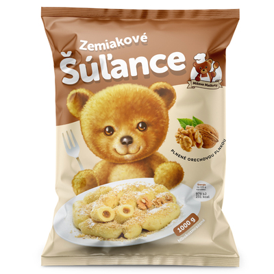 Mrazené Šúľance Orechové 1kg Mišove maškrty