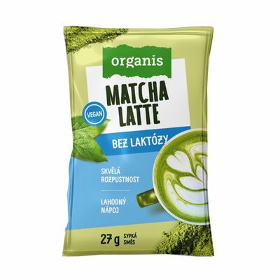Matcha Latte bez laktózy prášok 27g Organis