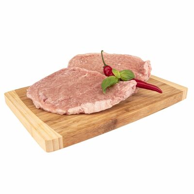 Mrazené Bravčové karé plátky naklepané, kaliber 150g / 4,5 kg kartón Beef House