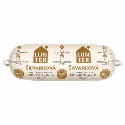 Nátierka rastlinná škvarková 100g Lunter