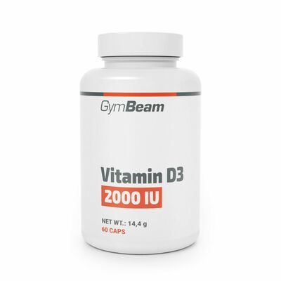Vitamín D3 2000 IU 60 tab GymBeam