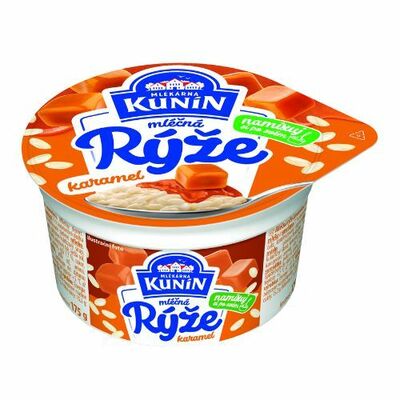 Mliečna ryža karamel 175g Kunín VÝPREDAJ