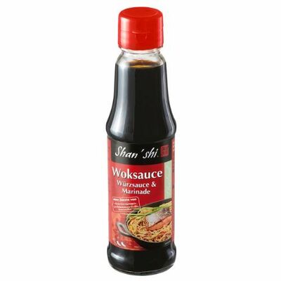 Sójová omáčka Wok cesnak, zázvor 150ml Shan&#039;shi