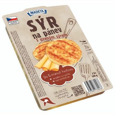 Syr na panvicu s údeným syrom 100g Madeta