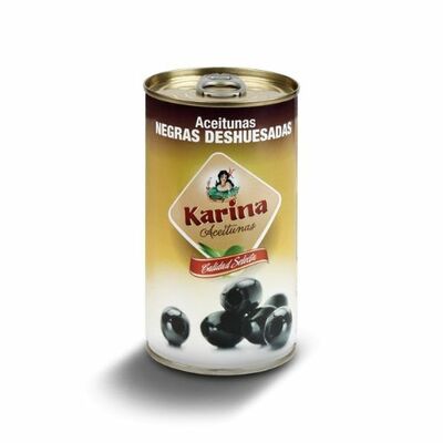 Olivy čierne celé bez kôstky 350g Karina