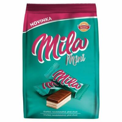 Mila Mini oblátky s mliečnou náplňou 180g Sedita