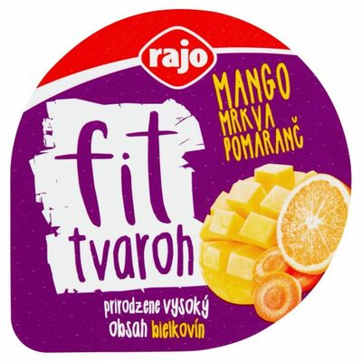 Tvaroh FIT mango mrkva pomaranč 200g Rajo