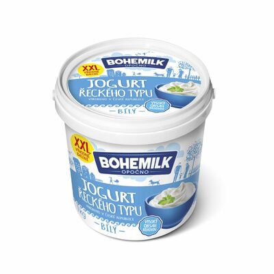 Jogurt biely gréckeho typu 6% 1kg Bohemilk