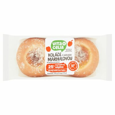 Koláče bezglut. marh. náplň 2ks bal. VITACELI 100g