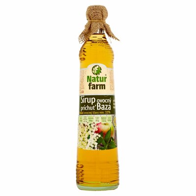 Sirup Bazový 700ml Natur Farm