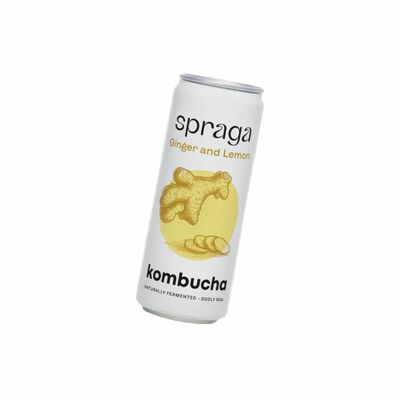 Spraga Kombucha Ginger and Lemon 330ml*ZO