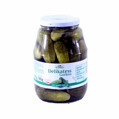 Uhorky sterilizované 6-9cm 1700ml (1550g) Efko