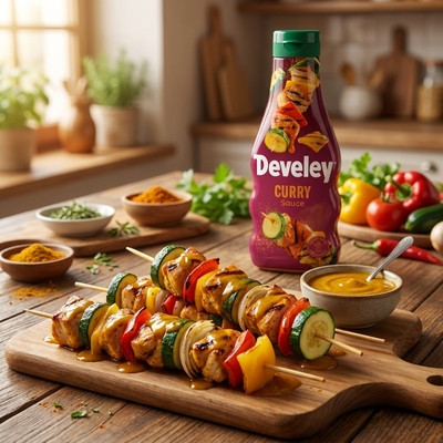 Curry omáčka 250ml Develey