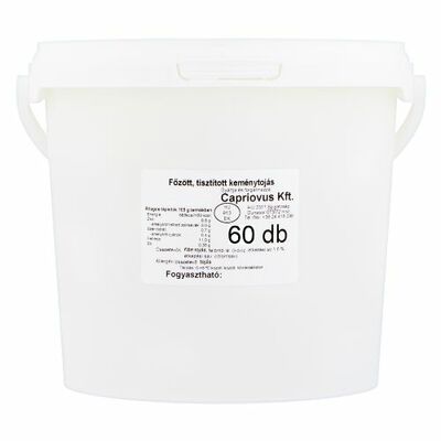 Vajcia varené lúpané v náleve S 3kg Capriovus