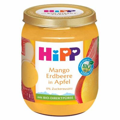 HiPP BIO Superovocie Jablko, mango a jahody 160g