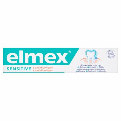 elmex Sensitive s aminfluoridom zubná pasta 75 ml