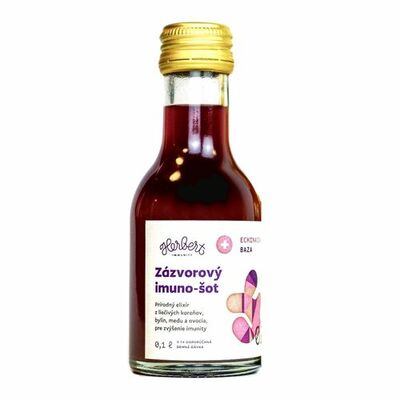 Zázvor Imuno šot Echinacea &amp;amp; Baza 100ml Herbert
