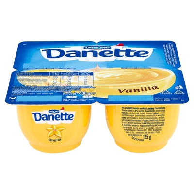 Danette dezert vanilka DANONE 4x125g