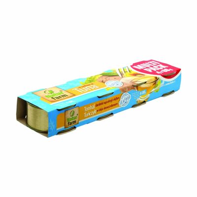  Tuniak v slnečnicovom oleji 4x80g Natur Farm
