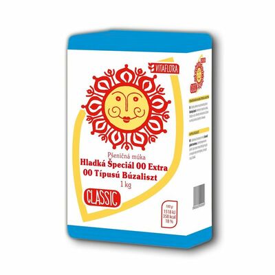 Múka pšeničná hladká špeciál 00 extra 1kg Kolárovo