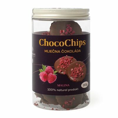 ChocoChips mliečna malina 160g DP Chocolate