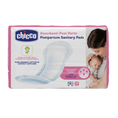 Chicco Vložky popôrodné 100% organická bavlna 10ks