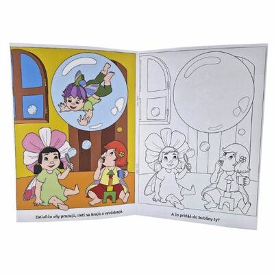 Omaľovánka Vília kúzelná ríša