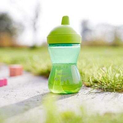 Avent Hrnček tvrdý náustok chlapec 300ml