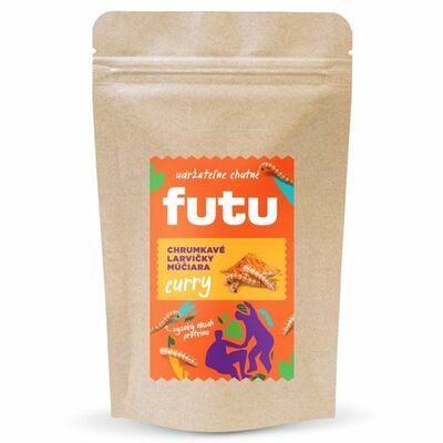 Jedlý hmyz Múčiar obyčajný larvy Curry 20g Futu