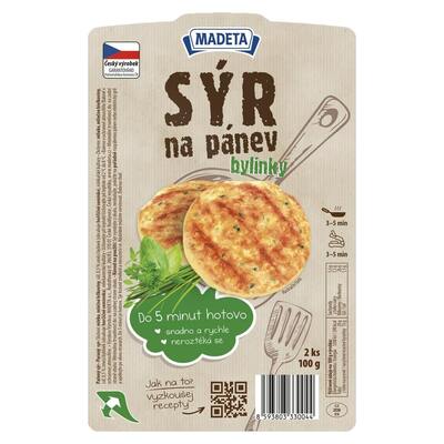 Syr na panvicu bylinky 100g Madeta